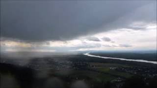 Graupelschauer Tullnerfeld 05102016 hailstorm timelapse [upl. by Bate]