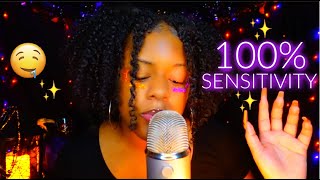 ASMR ✨FAST INAUDIBLE WHISPERING 🤤🔥 amp MOUTH SOUNDS AT 100 SENSITIVITY FOR SLEEP✨BRAIN MELTING [upl. by Konstantin]