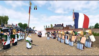 Roblox Napoleonic Wars  Needle Gun Battle [upl. by Elwira187]