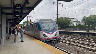 Labor Day and NJ Transit Free Weekend Railfanning at Metropark 8312024 [upl. by Graehme]