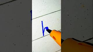 How to write English alphabets in calligraphy [upl. by Menides]