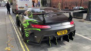 MercedesBenz AMG GTS Carbonerre in Mayfair its super sick very awesome car that is [upl. by Nohcim]