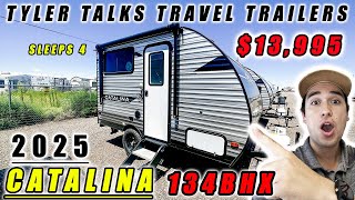 New 2025 Catalina 134BHX BEST FAMILY TRAVEL TRAILER THAT SLEEPS 4 AND SUPER LIGHT WEIGHT [upl. by Eskil]