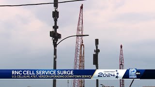 Cellular companies upgrade cell service downtown Milwaukee for RNC [upl. by Ellac962]