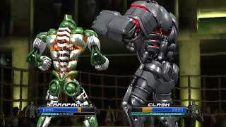 carapace vs clash real steel xbox 360 [upl. by Annelise866]