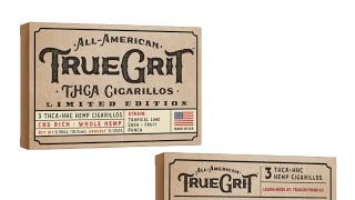 TRUE GRIT THCA CIGARILLOS 🔴REVIEW  WAKE amp BAKE [upl. by Oibaf]