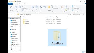 How to Fix AppData Folder is Missing in Windows 1087 [upl. by Orgel32]