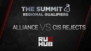 Alliance vs CIS Rejects  The Summit4 EU Quali Game 1 [upl. by Michal410]