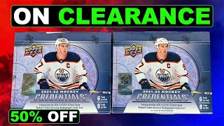 ACTUALLY WORTH IT AT 80BOX  202122 Upper Deck Credentials Hockey Hobby Box break x2 [upl. by Malha83]