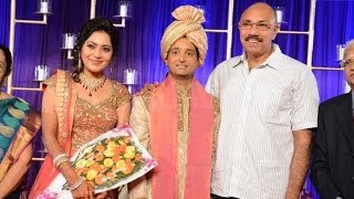 Anchor Ramya amp Aparajith Wedding Reception  Sathyaraj  Y Gee Mahendra  S Ve Sekhar  BW [upl. by Ettevets]