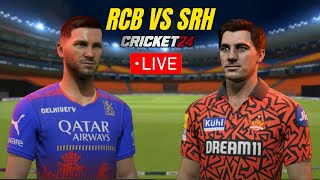 RCB VS SRH  IPL VIBES  CRICKET 24 [upl. by Zoba]