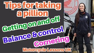 Tips for taking a pillion [upl. by Magdau253]