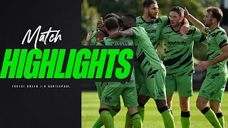 Match Highlights  Forest Green 10 Hartlepool [upl. by Aw]