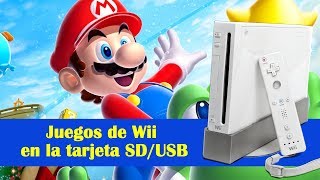 Tutorial  Wii  Instalar y cargar juegos desde SD y USB [upl. by Kcirrag]