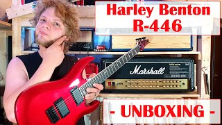 HARLEY BENTON R446  Unboxing  Its RED and Blood Metallic [upl. by Nyrrad397]