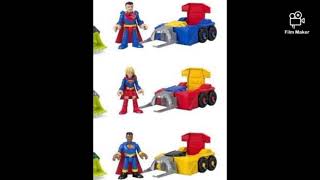 IMAGINEXT DC SLAMMERS WAVE 2 PICTURES CALVIN ELLIS SUPERMAN [upl. by Nayb]