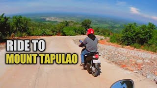 MOUNT TAPULAO  PALAUIG ZAMBALES  SJCAM SJ6 LEGEND  HNJ SPEED R HELMET  MOTOPOSH BIDA 110 [upl. by Aleibarg]