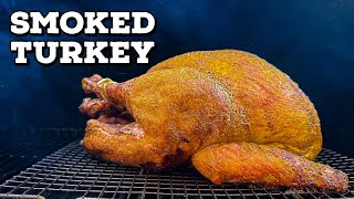 Smoked Turkey On A Pellet Grill  Easy And Delicious Smoked Turkey [upl. by Eartha]