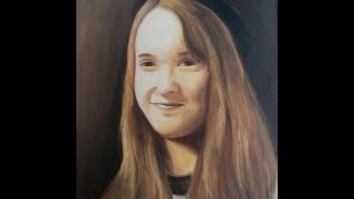 Sfumato Technique on Child Portraiture in Oil Part 1 Underpainting and First Glaze [upl. by Yvehc]