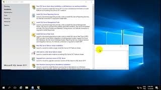 Microsoft Sql Server 2017 Installation step by step on Windows Server 2016 [upl. by Lose]