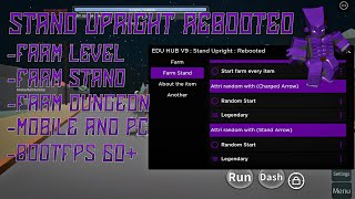 Roblox Script Stand uprightrebooted 😈EDU HUB😈 [upl. by Benia69]