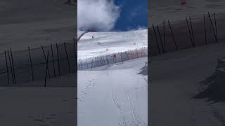 Zermatt Matterhorn Cervinia Glacier Paradise ski snow conditions summer alpine skiing ski training [upl. by Any]