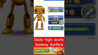 27 Oct 2024  Daily high score Subway Surfers [upl. by Joanne]