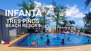 Tres Pinos Beach Resort  Infanta Quezon [upl. by Lecia]