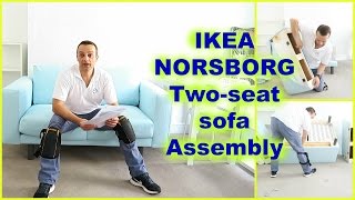 IKEA NORSBORG sofa [upl. by Naimaj]