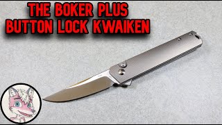 A Look at the Boker Plus Button Lock Kwaiken  Folding Knife Overview [upl. by Jemine]