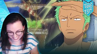 Infiltrations Not Zoros Style  One Piece 196197 Reaction amp Thoughts [upl. by Ycnaf]