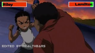 Riley Freeman vs Lamilton Taeshawn with healthbars [upl. by Itsuj]