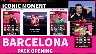 OPENING Iconic Moment BARCELONA RONALDINHO Romario amp Guardiola  PES MOBILE 2021 [upl. by Johansen]