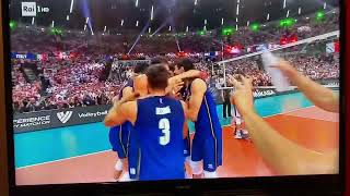 Mondiale volley maschile 11092022 Italia Polonia [upl. by Drarej]