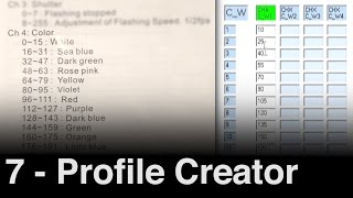 ADJ WiFly NE1 Tutorial 7  Build a Custom Fixture Profile [upl. by Anitsrik]