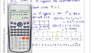 EDEXCEL S1 IAL JUNE 2017 Q6 ef Discrete Random Variables [upl. by Pepe52]