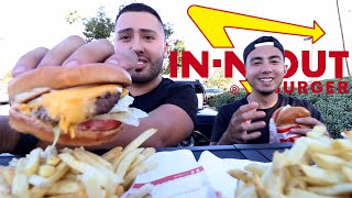 INNOUT MUKBANG w VARTAN FRESH [upl. by Aicatsue]