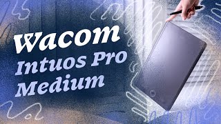 Unboxing the Wacom Intuos Pro Medium A graphic designers perspective [upl. by Yecal]