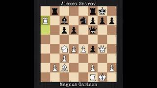 Magnus Carlsen vs Alexei Shirov  XXV SuperGM 2008 [upl. by Mignonne]