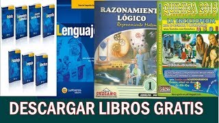 como bajar libros preuniversitarios gratis y muchos más [upl. by Breech]