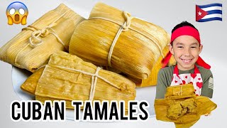 ✅Step by Step CUBAN TAMALES  Tamales CUBANOS Receta FACIL [upl. by Aznofla126]