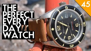 Spinnaker Fleuss Automatic Watch Review  Water Resistant Leather Strap Test  SP505501 [upl. by Jessey]