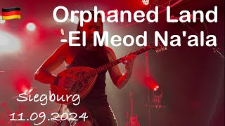 Orphaned Land  El Meod Naala live in Siegburg 110924 Germany [upl. by Lanor]