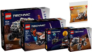 All LEGO Technic Space sets 2024 CompilationCollection Speed Build [upl. by Westbrooke]