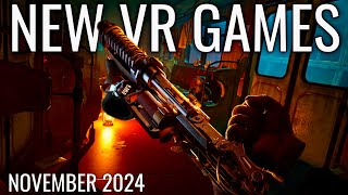 Tons of NEW VR Games For November 2024 [upl. by Yessej]