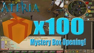 Ateria RSPS  OPENING 100 MBOXES Server Tour [upl. by Maritsa]