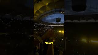 The Magic of Coldplay Yellow Bracelets Unite the Crowd 🌟 [upl. by Zoes]