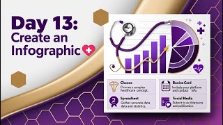 How to Create an Engaging Healthcare Infographic  Day 13 of the 30Day Personal Branding Challenge [upl. by Stringer]