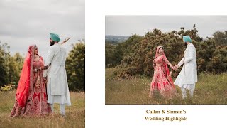 Callan amp Simrans Wedding Highlights [upl. by Baram]