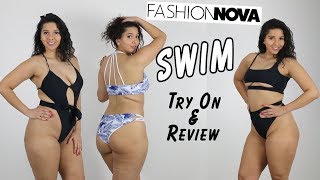 Fashion Nova Swimsuit Haul and Review 2 [upl. by Fanchon80]